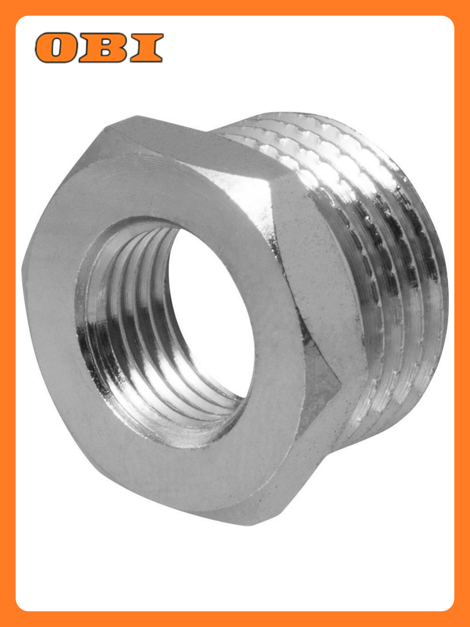 Футорка MPF  латунь CW617N  никелевое покрытие  1 2  x 1 4   26 мм