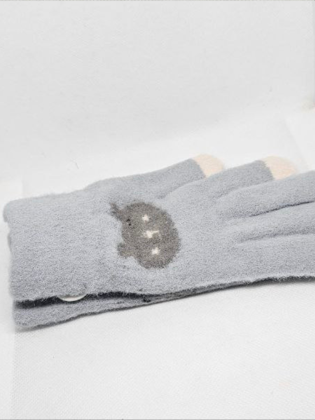 Перчатки  для девочек и женщин, размер 7-16, серебристый — фото 1