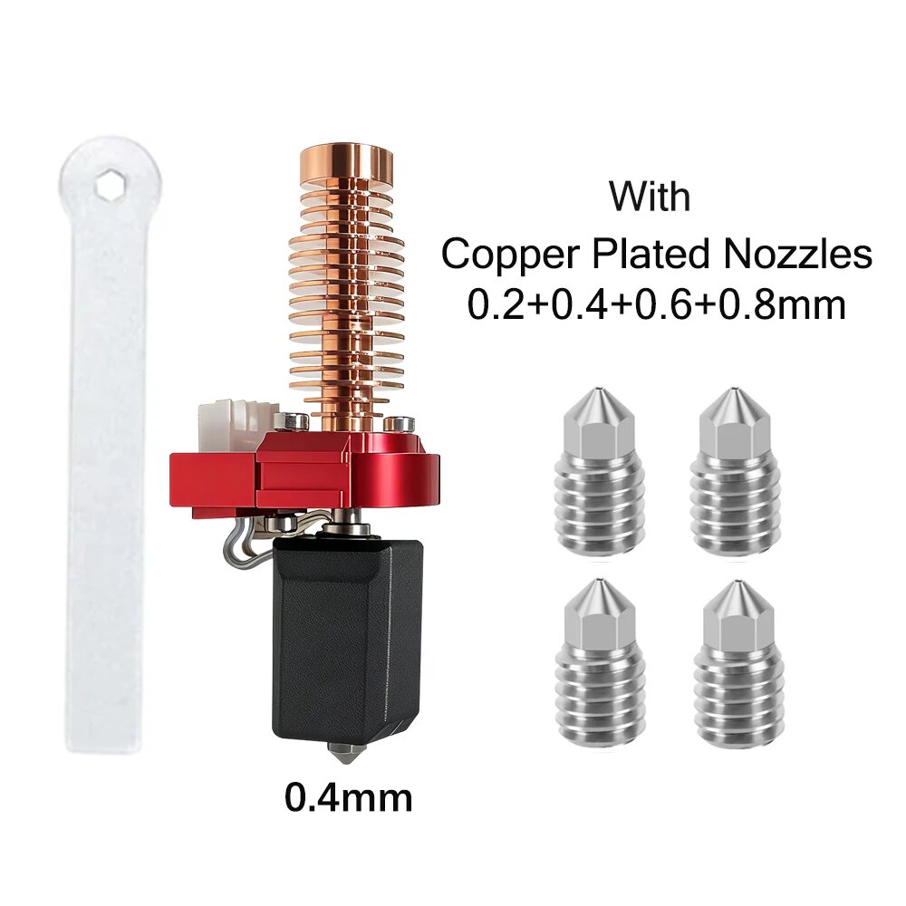 HOSALL Горячий конец для Flashforge Adventurer 5M 0.4 мм 0.4hotend-CP2468