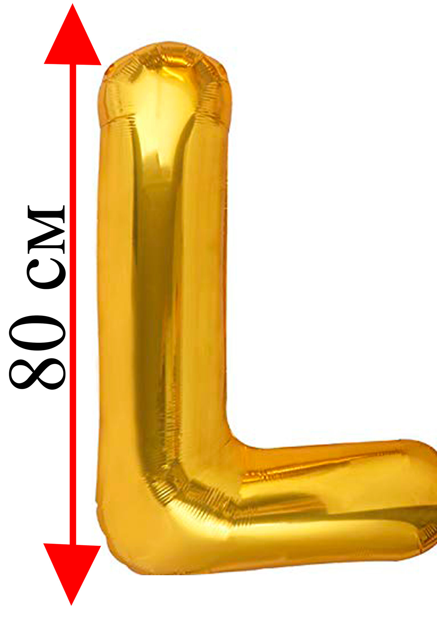 Воздушный шар буквы 32 дм/ 82 см прочный шар для праздников буква L