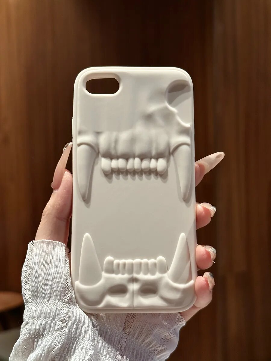Чехол О'кейси, для iPhone 7, 8, SE 2020, принт, защита камеры, белый