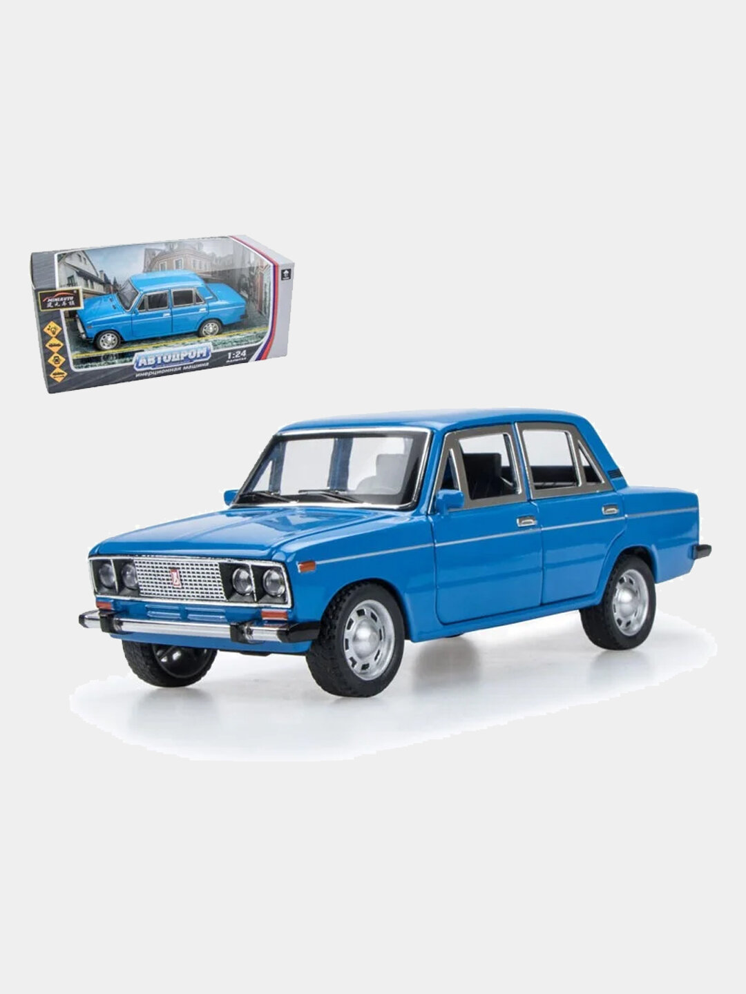 Металлическая машинка Lada 2106 1:24