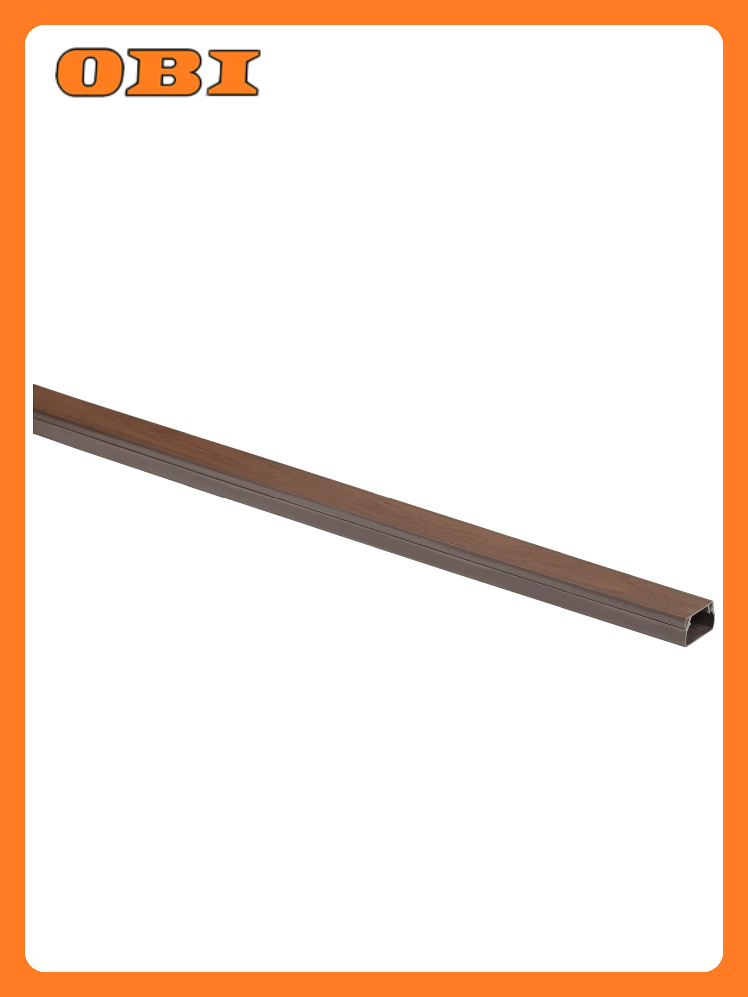 Кабель-канал IEK ECOLINE поливинилхлорид коричневый 16x16 мм 84 метра