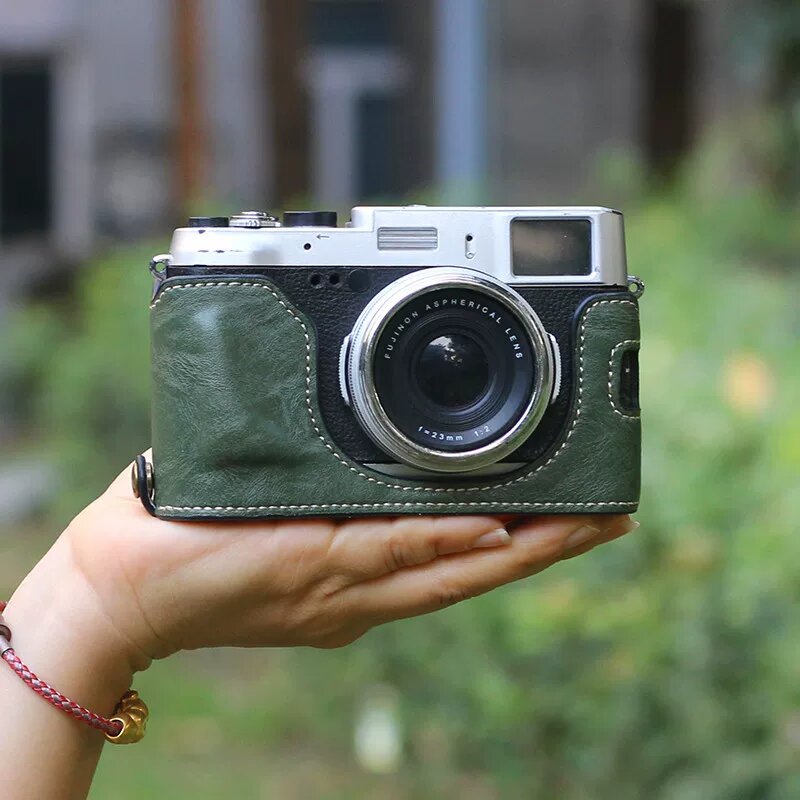 Винтажный зеленый штатив для камер Fuji X100F, специально разработанный для серии X100F, прочный и стильный