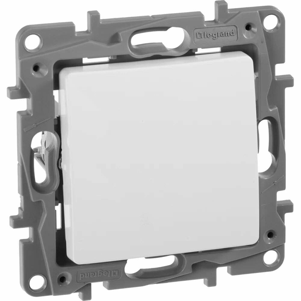 Переключатель Legrand одноклавишный Legrand Etika 10А 250В безвинтовые зажимы белый 672205