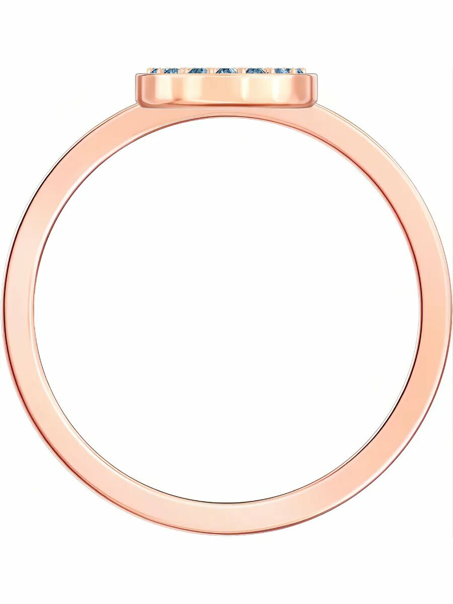 Кольцо помолвочное SWAROVSKI, кристаллы Swarovski, размер 18.5, белый — фото 1