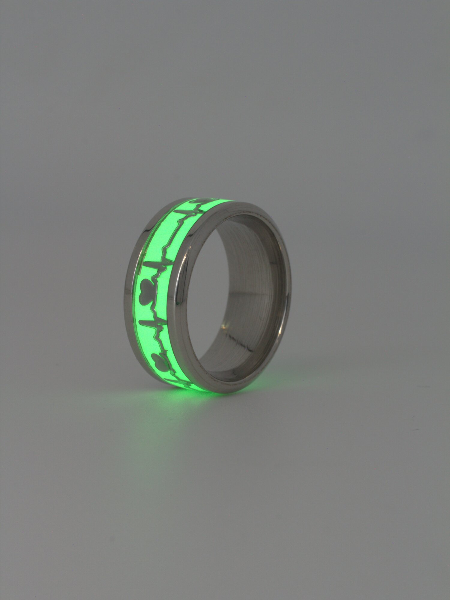 Кольцо обручальное, размер 16, серый — фото 1