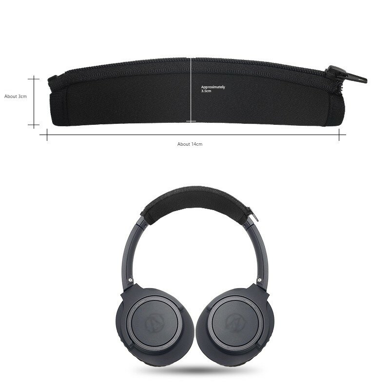 Защита головной ленты Audio-Technica AR5BT черная из водонепроницаемой ткани, замена для наушников