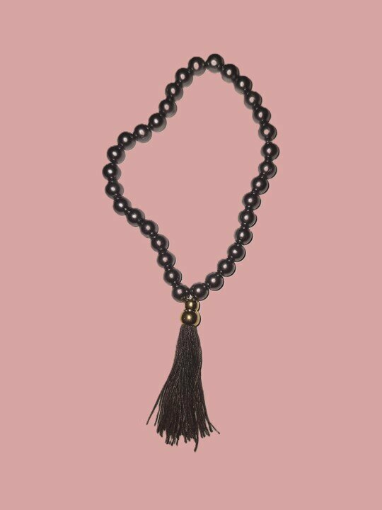 Чётки, 2 шт., длина 25 см, black — фото 1