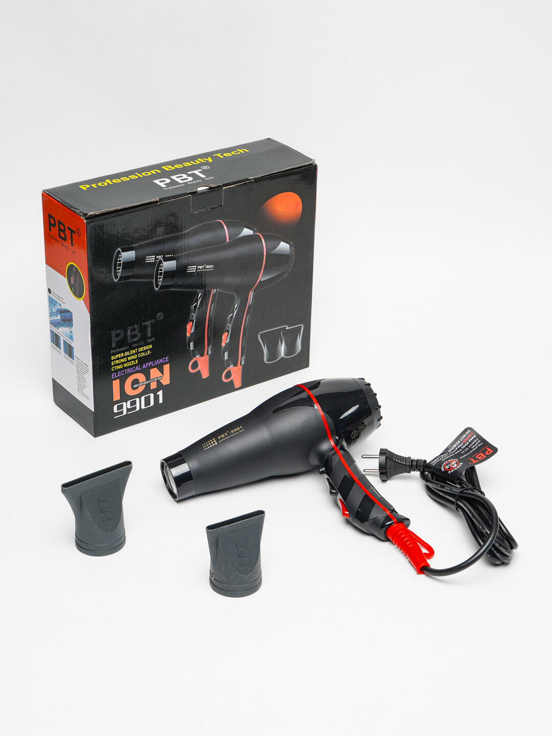 Фен для волос профессиональный FaKang FK9900, Профессиональный фен станет отличным подарком на любой праздник