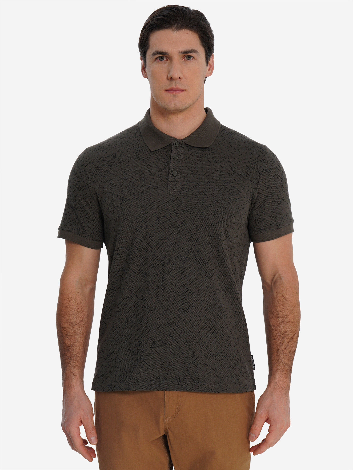 Поло OUTVENTURE, размер 50, коричневый — фото 1