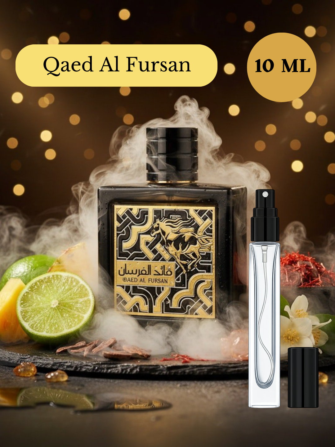 Духи Qaed Al Fursan Lattafa, Духи для мужчин 3 мл арабской традицией