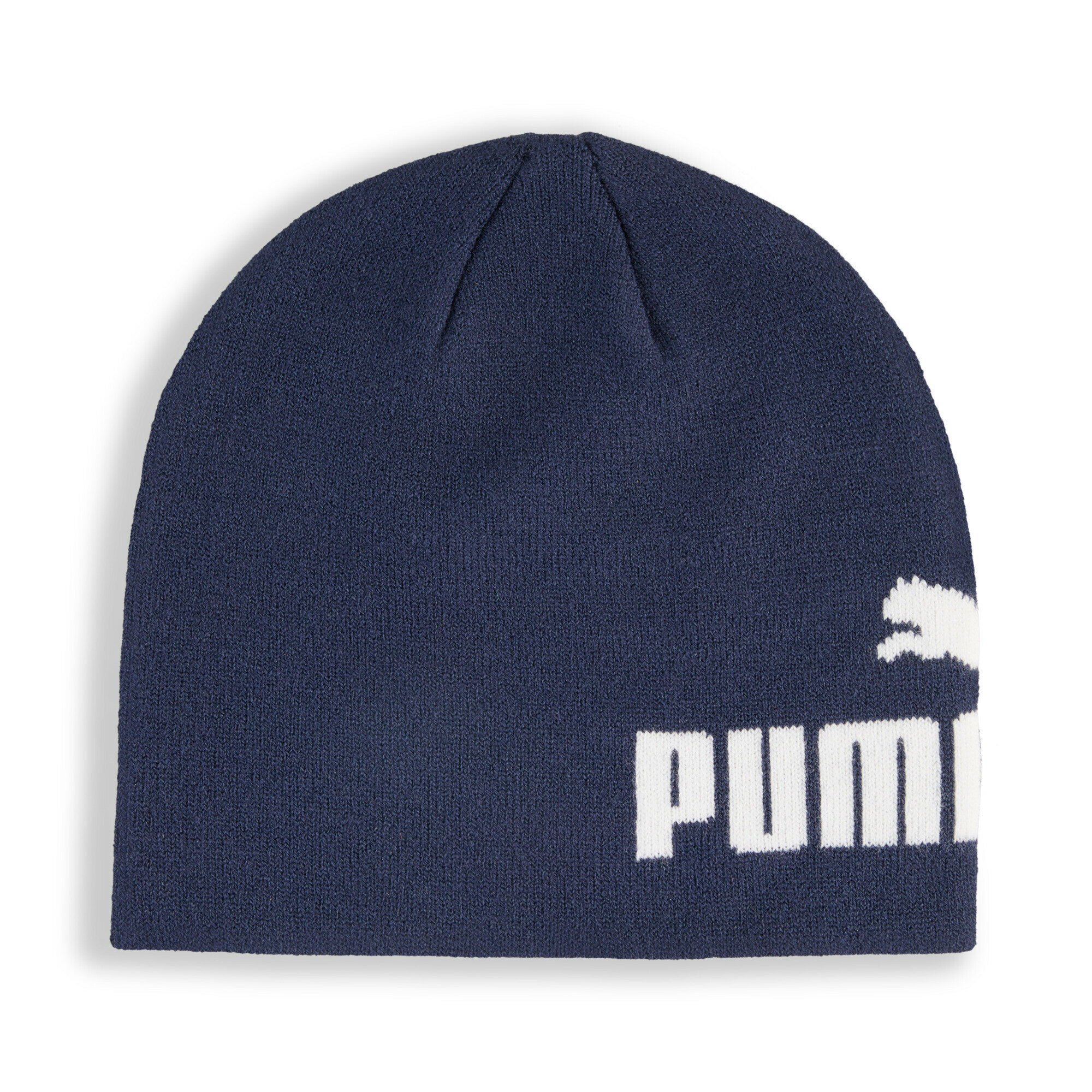 Шапка-бини PUMA Essentials Mid Crown Cuffless для взрослых и детей, размер OneSize, синий