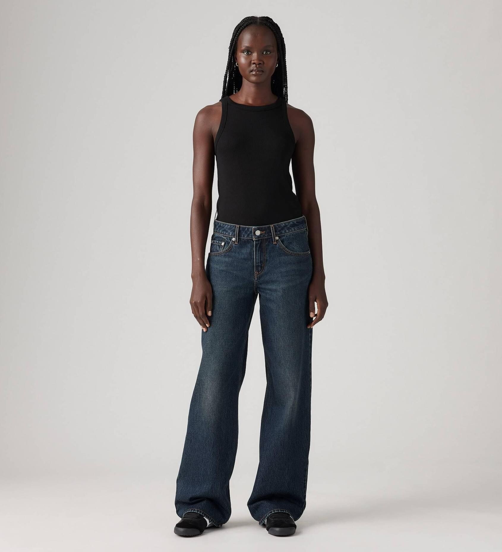Джинсы широкие Levi's Low Loose, размер 31/32 JEAN, синий — фото 1
