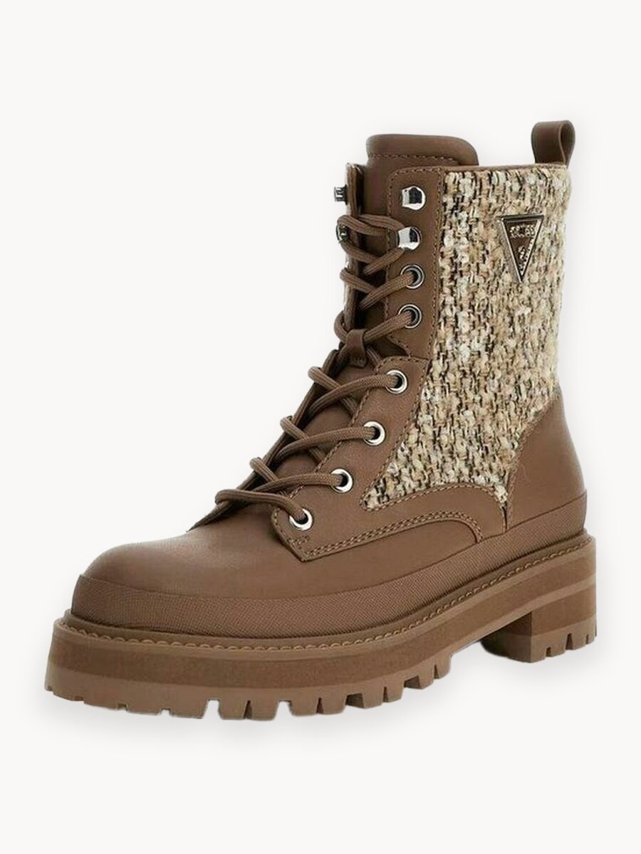 Ботинки GUESS, размер 39, коричневый