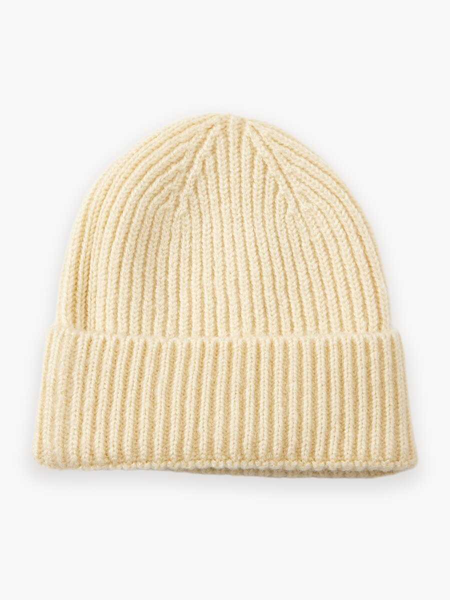 Шапка KOTON для женщин, размер универсальный - one size, экрю