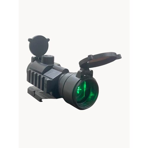 Коллиматорный прицел с крышками закрытого типа, с подсветкой, черный