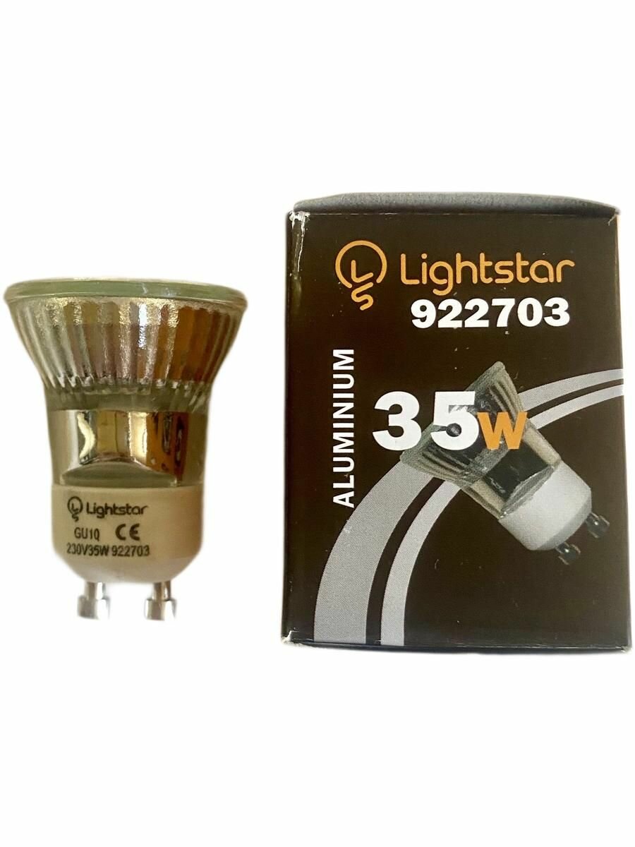 Lighstar Лампочка GU10 MR11 35w 220v 2800k 30(градусов) d35мм галогенная