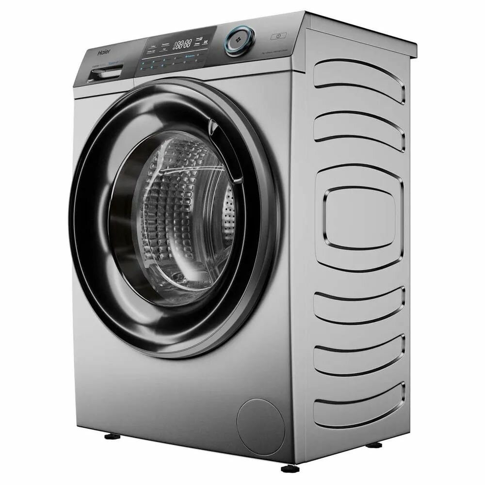 Стиральная машина Haier HW70-BP12969BS, 12 программ, серебристая