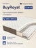 Матрас buyson BuyRoyal, независимые пружины, 80х200 см