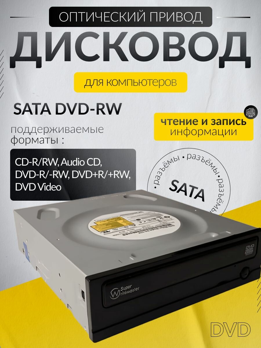 Оптический привод SATA DVD-RW