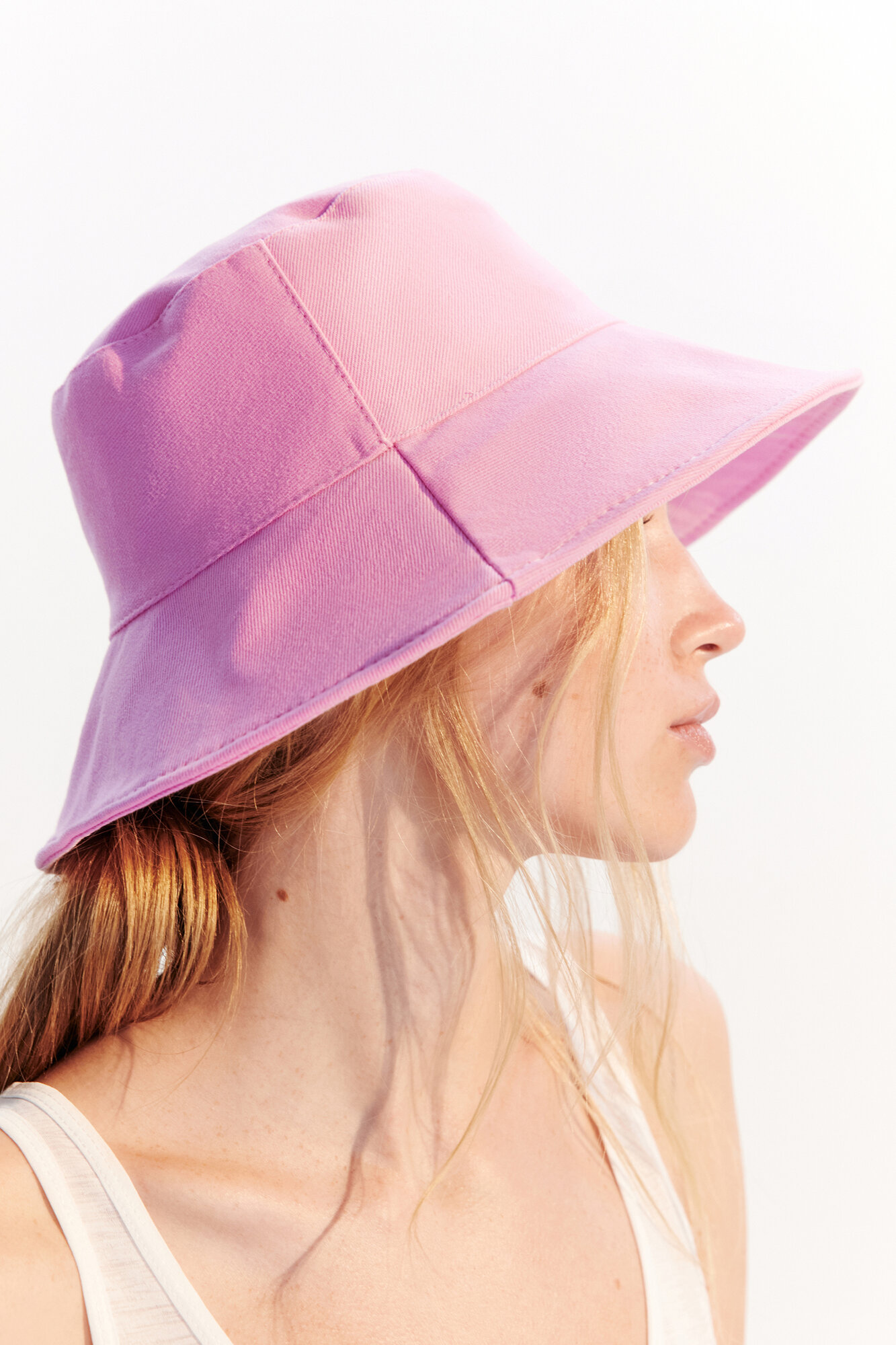 Панама Befree для женщин, размер 57, серо-бежевый