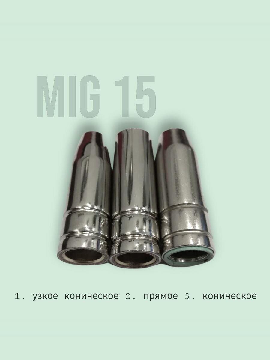 Комплект сопел MIG 15 (3 шт) — фото 1