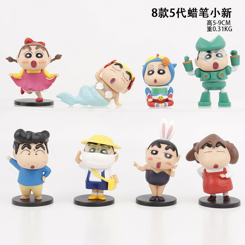 Коллекционная игрушка pvc crayon shin chan cosplay robot, слепой бокс, капсула, сюрприз