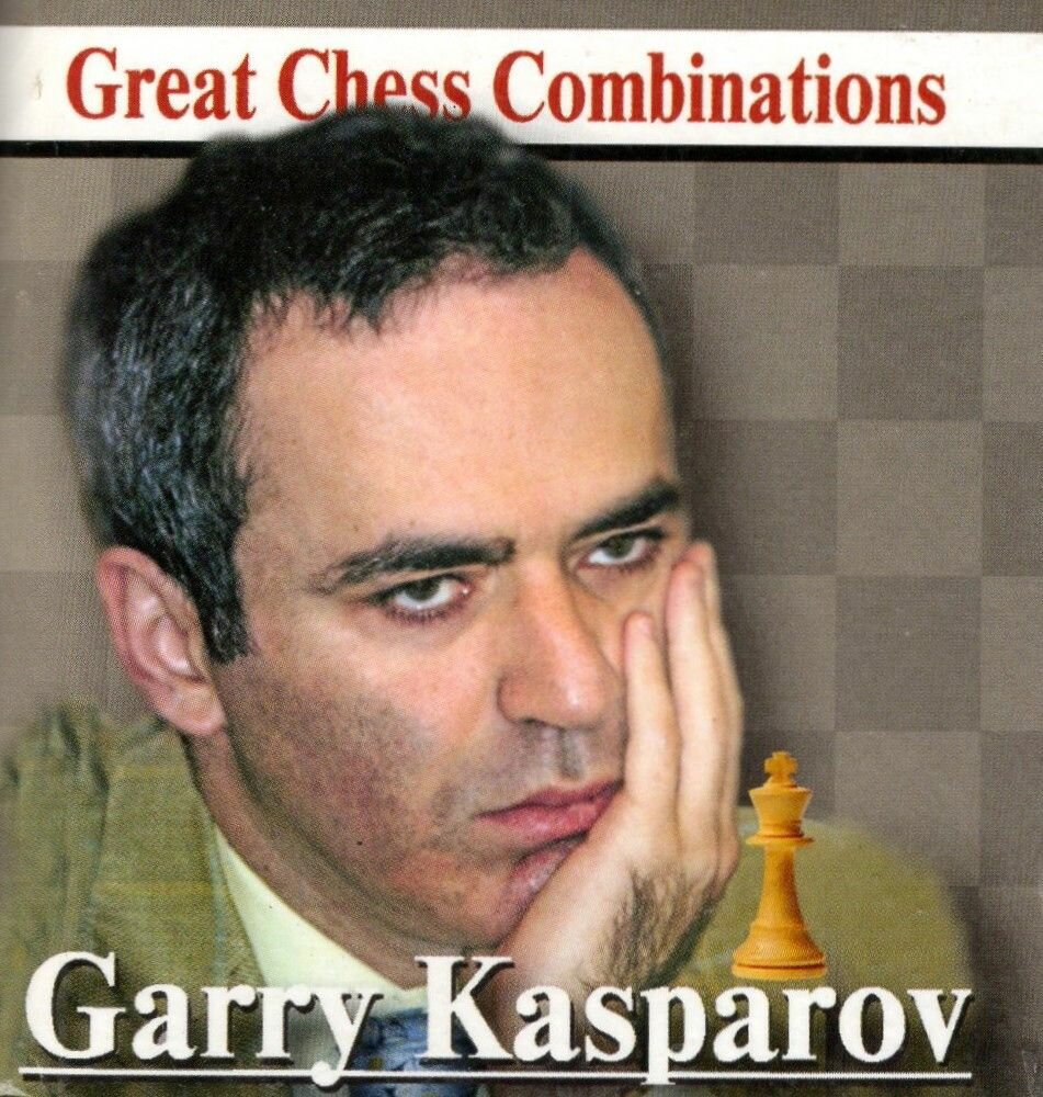 Гарри Каспаров. Лучшие шахматные комбинации (мини-книга, 80х90мм) Great Chess Combinations