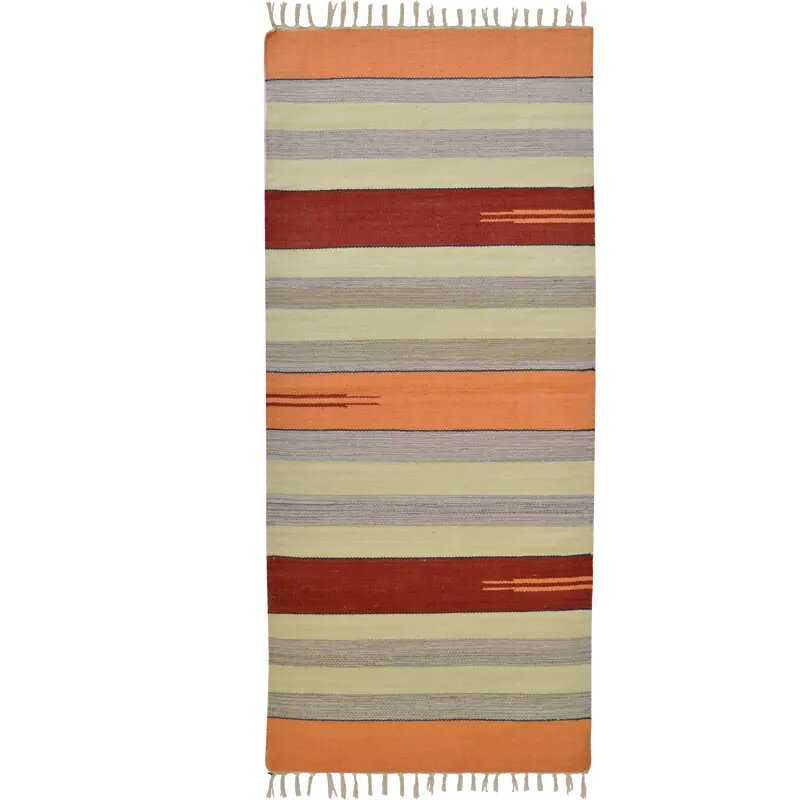Коврик декоративный хлопок Inspire Naelie 60x140 см цвет мультиколор