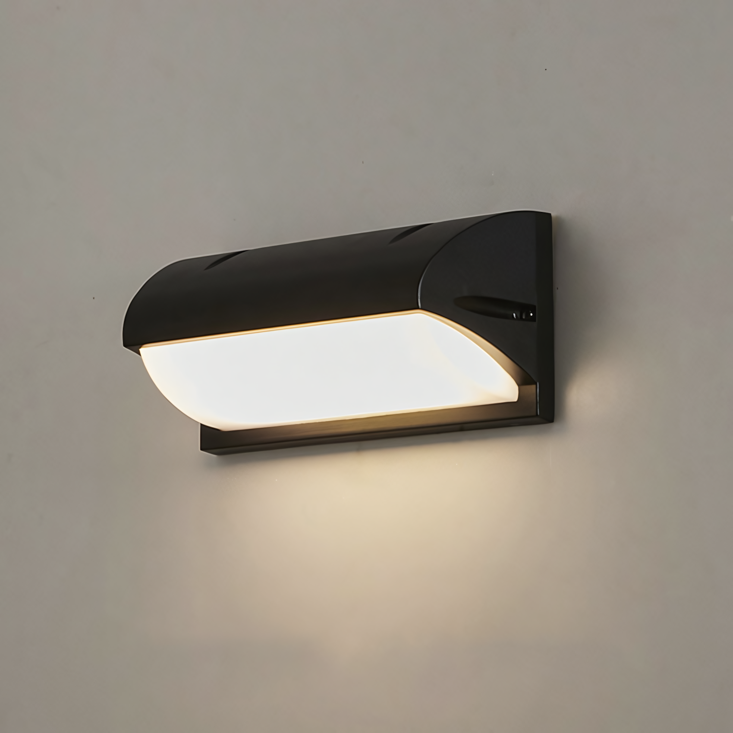 Уличный настенный светильник Borella 2025D (C), 18 Вт, теплый свет, датчик движения