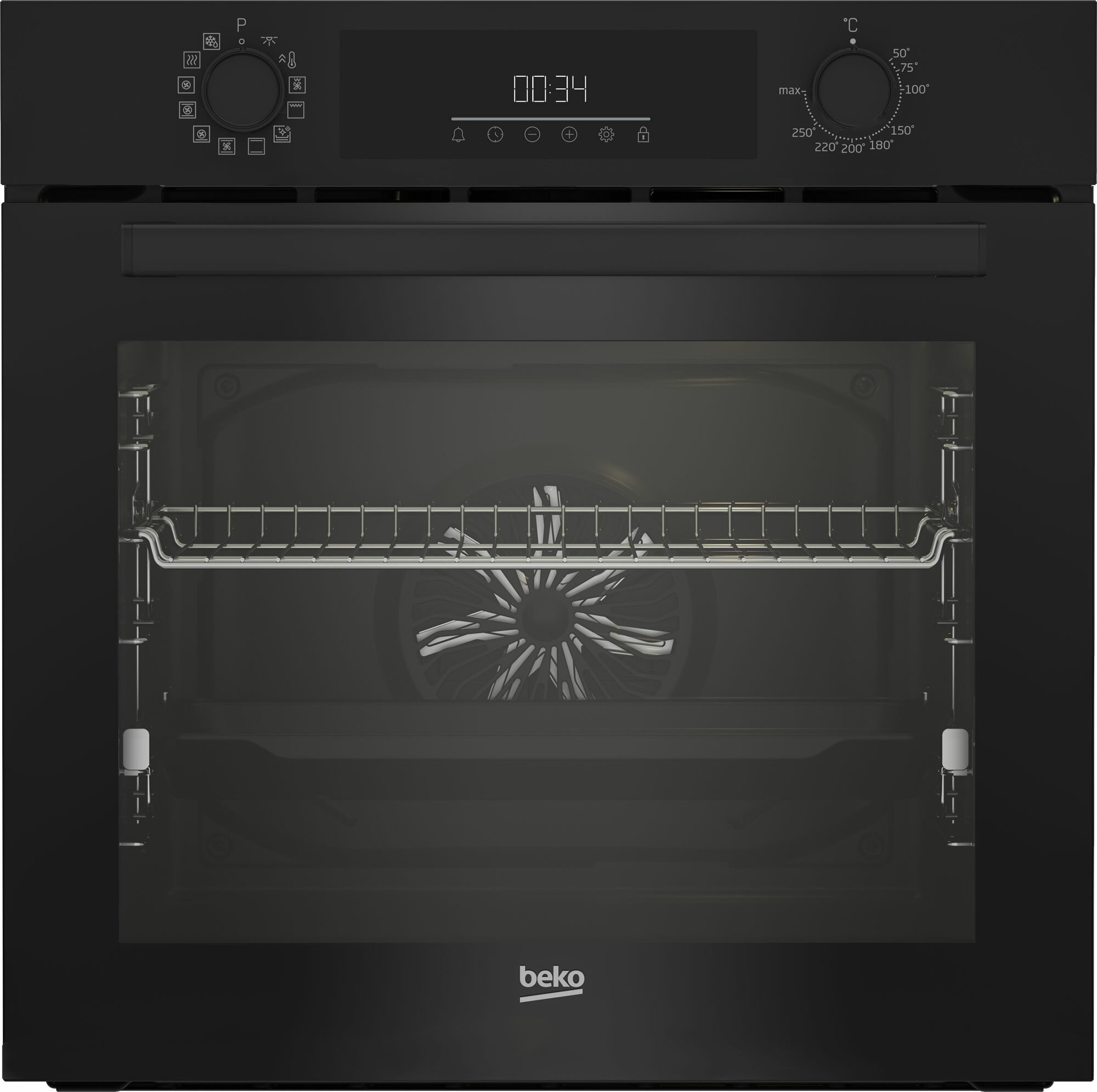 Электрический духовой шкаф Beko BBIM11302B, гриль/конвекция, черный