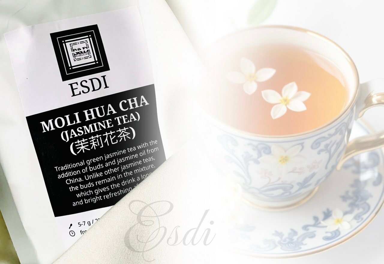 ESDI Moli Hua Cha Jasmine Tea ( ) - Premium version ESDI Моли Хуа Ча жасминовый чай премиальная версия