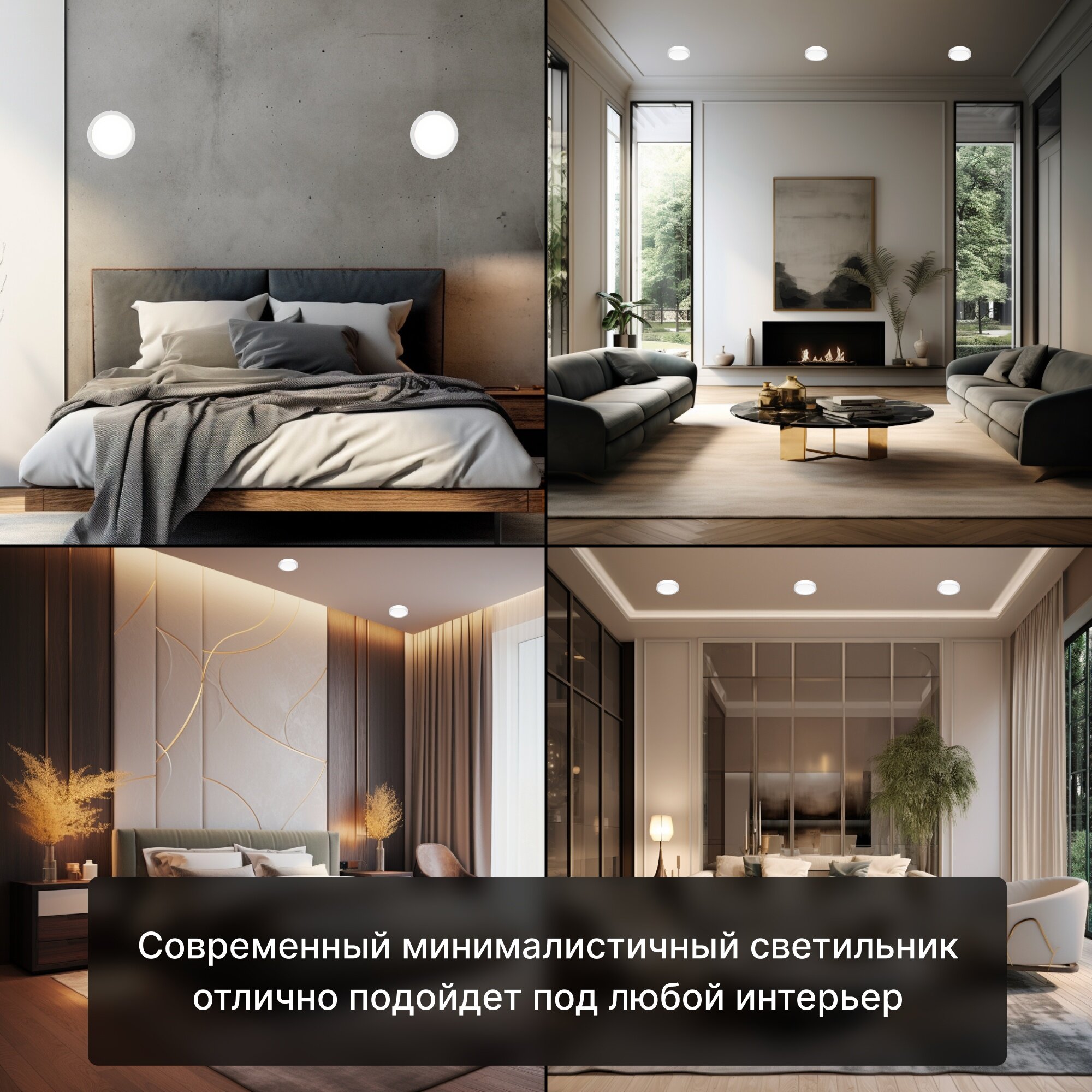 Настенно-Потолочные Светильники И Люстры Xiaomi Светильник для дома накладной Citilux Галс CL5516N, цвет арматуры белый