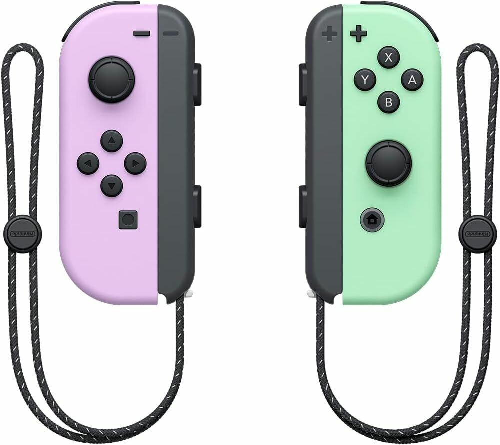 Контроллеры для Nintendo Switch Joy-Con Pastel Purple-Pastel Green (фиолетовый/салатовый)