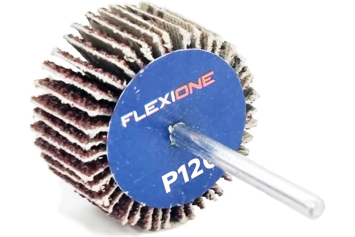 Flexione круг лепестковый для дрели 30x15x3 мм Р120 абразивный диск для обработки металла