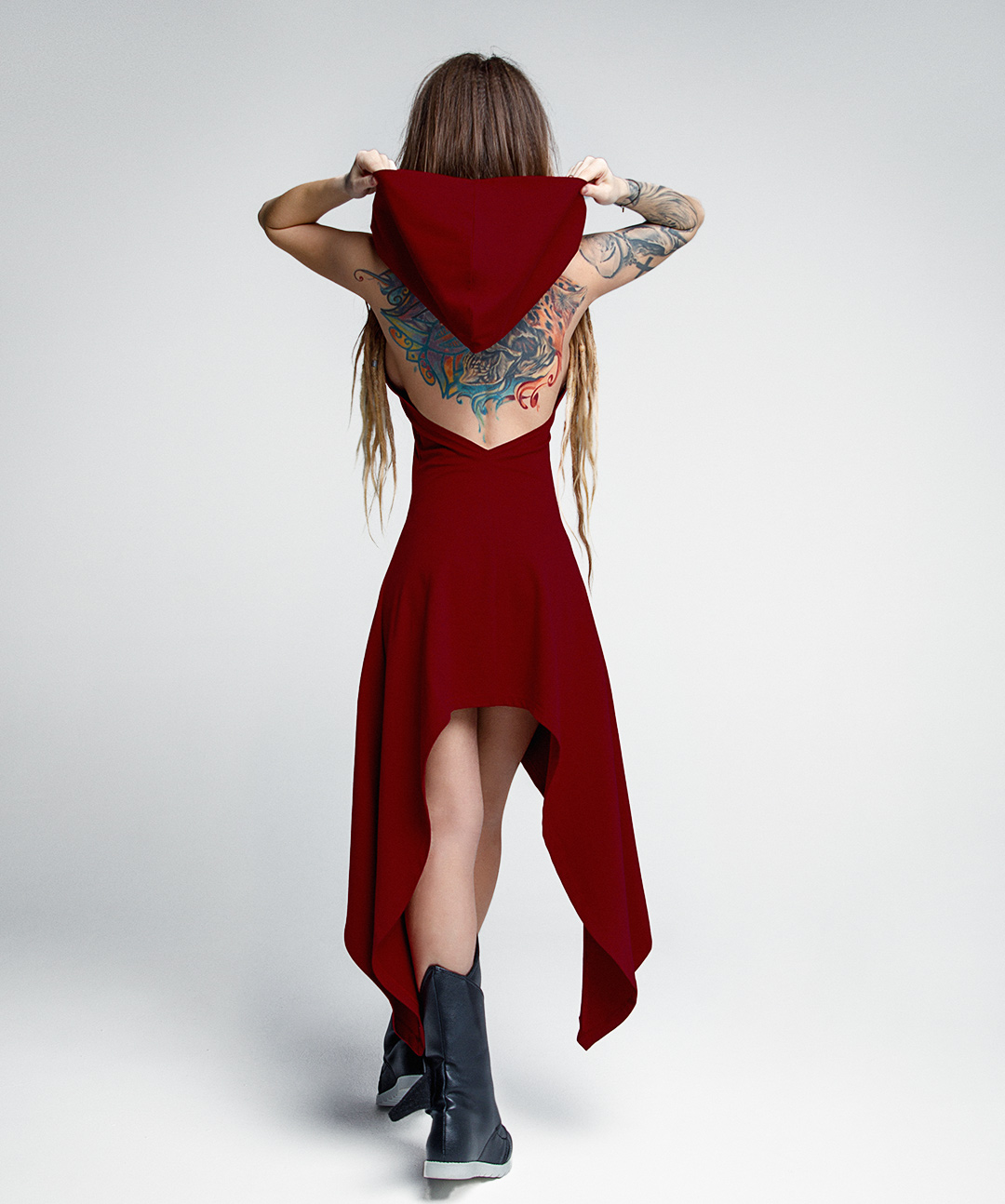 Платье Katami Wear, размер OneSize, бордо