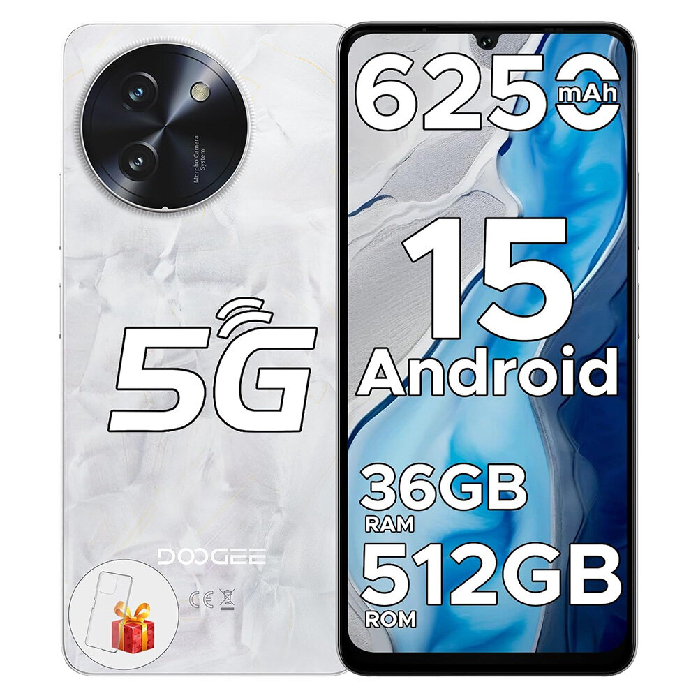Doogee Смартфон Note 59 Pro Plus Unisoc Tiger T8200 12/512 ГБ, белый