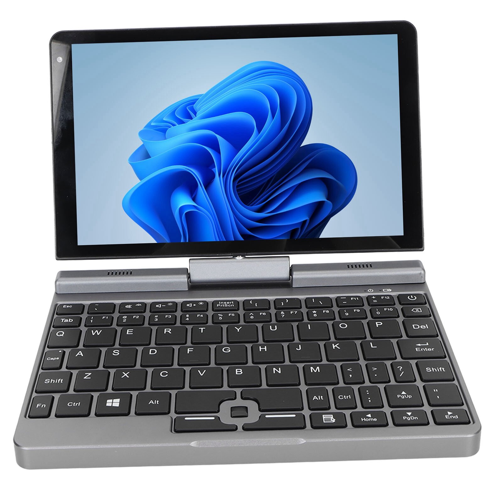 Изображение Mini Laptop 8 Inch 180 Degree Rotating 3.40GHz 12GLPDDR5 4800MHz 1000M RJ45 Notebook Computer for Travel