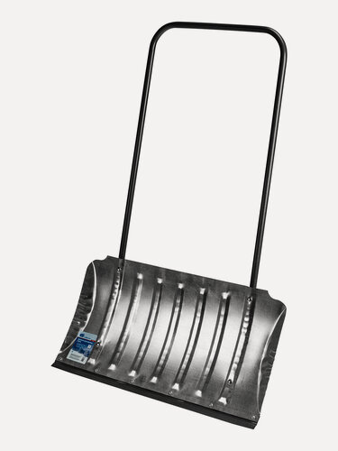 Изображение товара Скрепер для уборки снега Сибртех, 73.5x38.5x112 см, оцинкованная сталь, снеговая лопата / движок, 61698