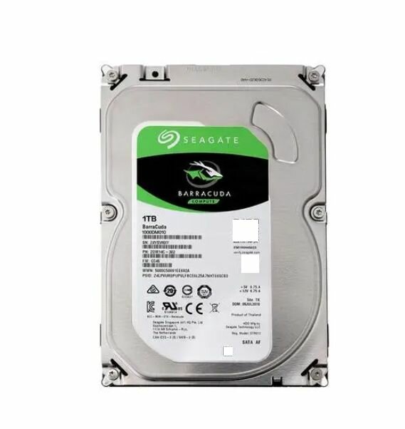 1 ТБ Внутренний жесткий диск Seagate Skyhawk 1 ТБ (ST1000DM010)1tb 3.5" hdd 2EZ102 — фото 1