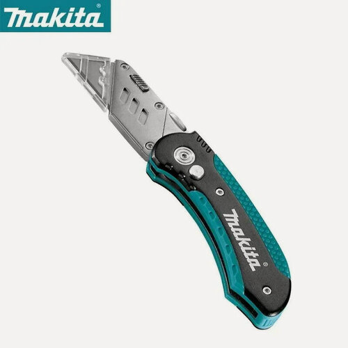 Изображение товара Нож складной Makita E-10908 с 10 сменными лезвиями, быстросменный