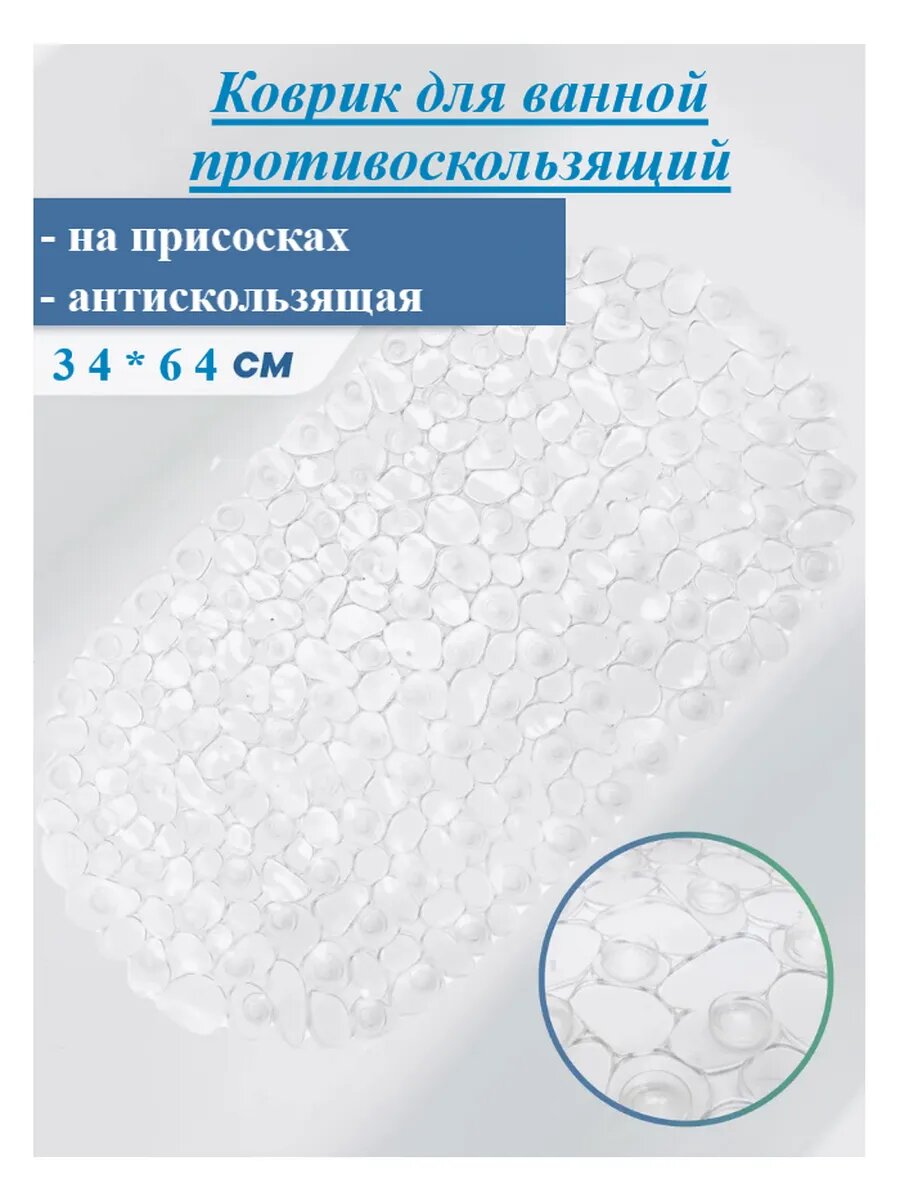 Противоскользящий коврик для ванной