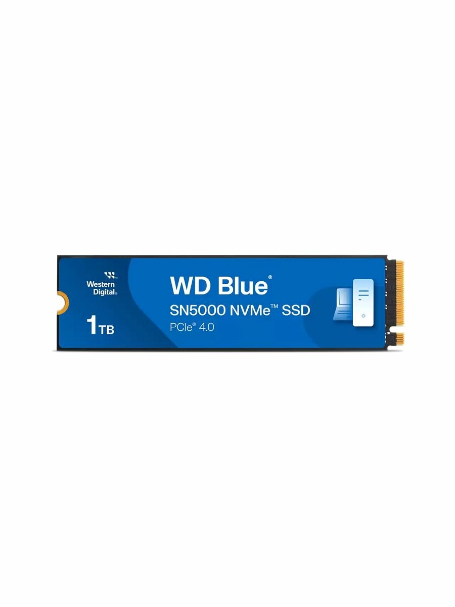 Внутренний SSD диск WD Blue SN5000 1000GB, M.2 (WDS100T4B0E)