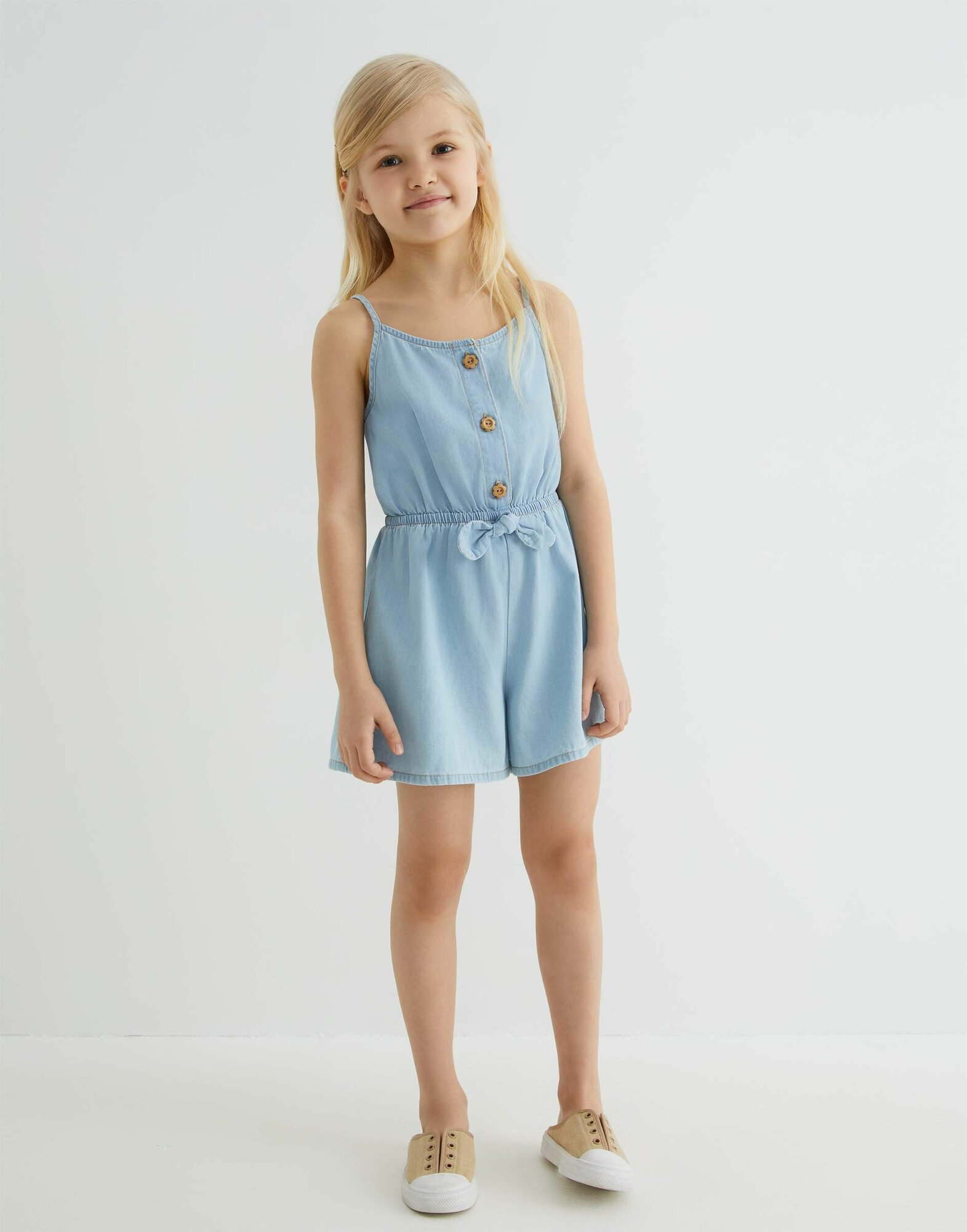 Полукомбинезон Gloria Jeans размер 12-24мес/92 голубой