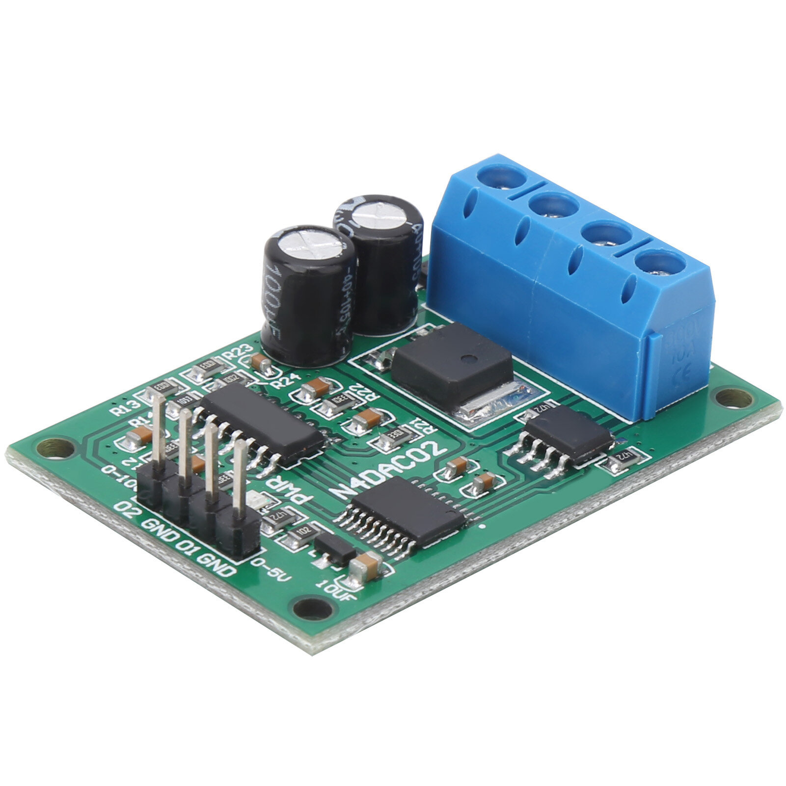 N4DACO2 DC 12V 2CH Модуль DAC 0–5V 0–10 В ШМ в Аналоговый преобразователь напряжения RS485 RTU Плата RTU