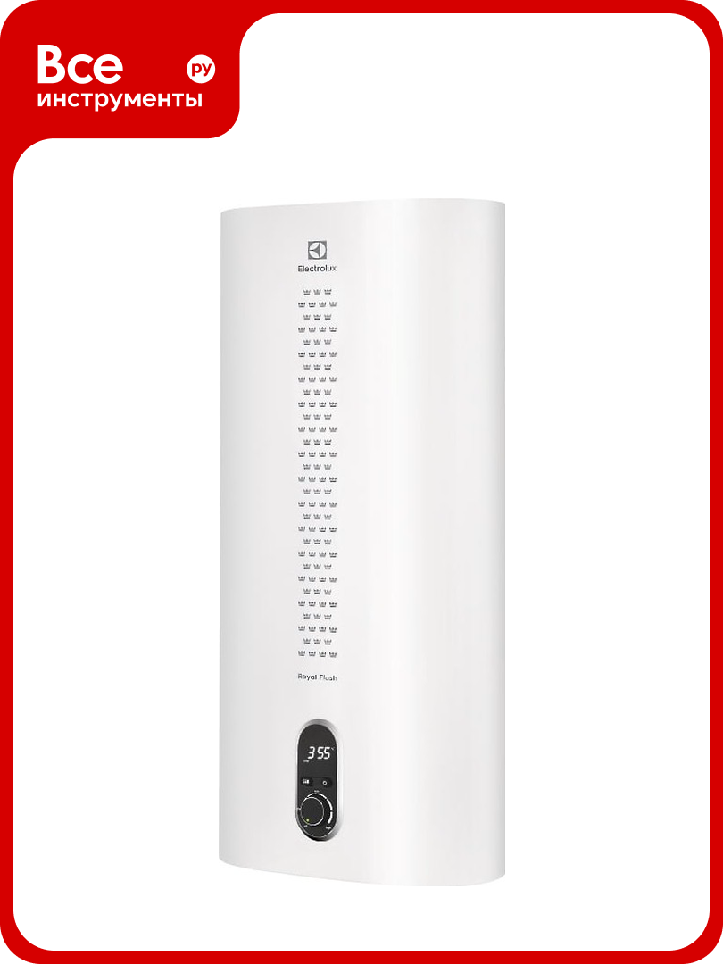 Водонагреватель Electrolux Royal Flash EWH 50, электронное управление, нержавеющая сталь