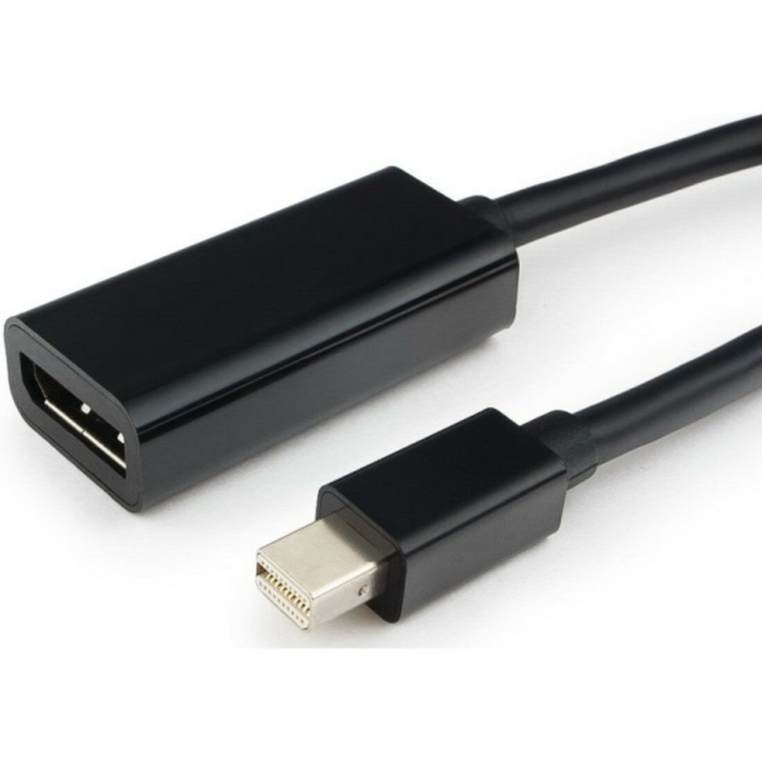 Переходник Cablexpert miniDisplayPort -> DisplayPort, , 20M/20F, длина 15см, черный