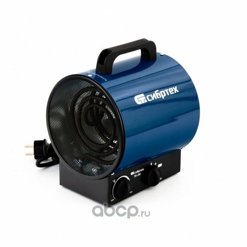 Тепловая пушка тв-2м (тепловентилятор) 230 в 2 реж. вентилятор 2000 вт Сибртех 96436