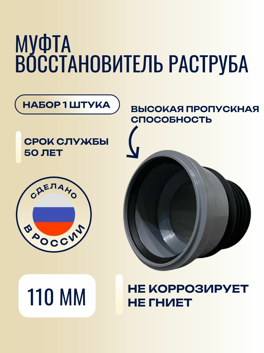 Муфта восстановитель раструба ф110